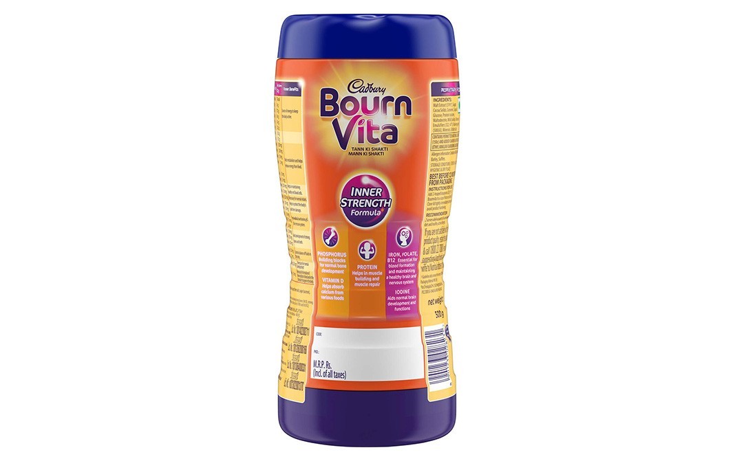 Cadbury Bournvita Health Drink Inner Strength Formula   Plastic Jar  500 grams